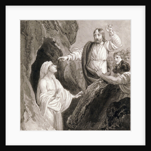 Christ Raising Lazarus from the Tomb by Henry Corbould