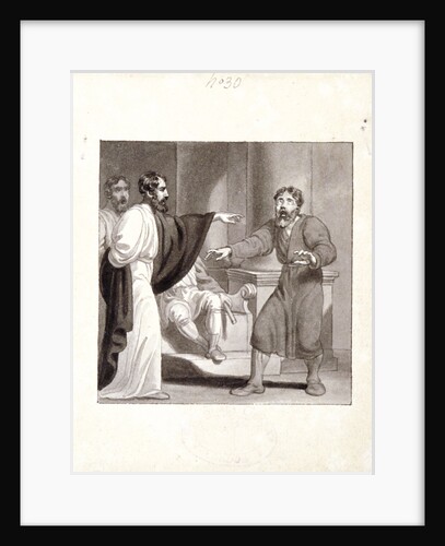 Blinding of Elymas by Henry Corbould