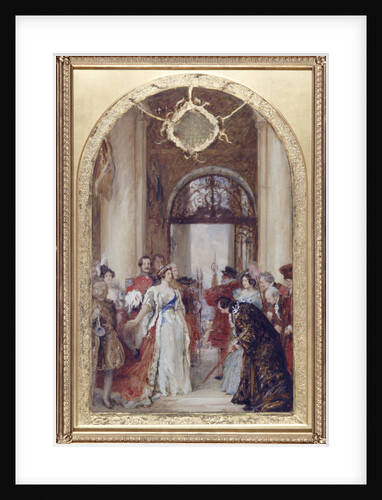 Study for the Opening of the Royal Exchange by Queen Victoria by Robert Walker Macbeth