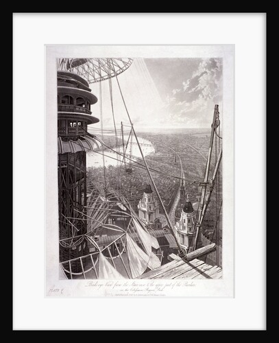 Bird's-eye view of the Colosseum's interior, Regent's Park, Marylebone, London by Anonymous