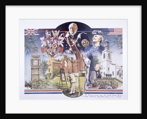 Images relating to Winston Churchill Memorial Library, St Mary Aldermanbury, London by Anonymous