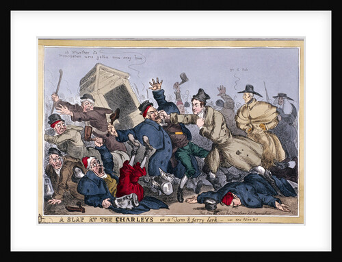 A slap at the Charleys or a Tom & Jerry lark, vide New Poliece Bill by Thomas McLean