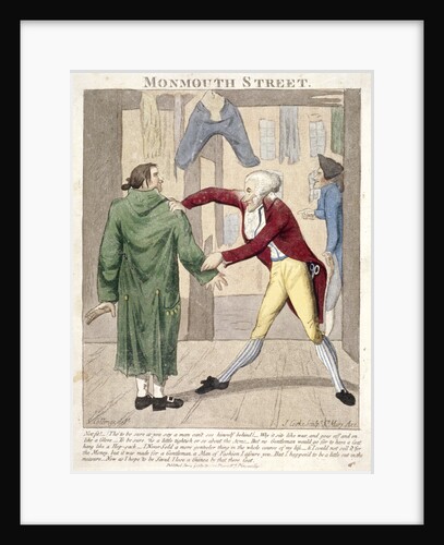 Monmouth Street. Not fit! ... by J Cooke