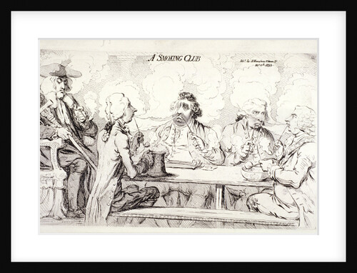 A smoking club, House of Commons, London by Anonymous
