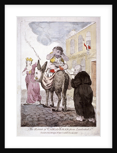 The Retreat of Carlo Khan from Leadenhall St. by Anonymous