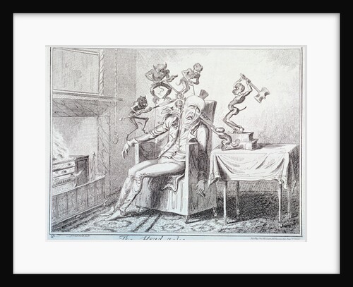 The head ache by George Cruikshank