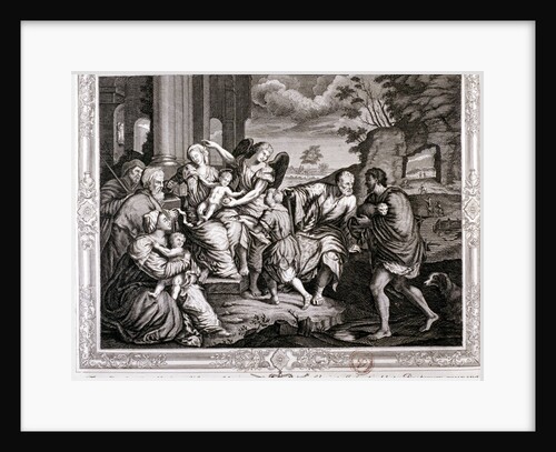 The Shepherds offering gifts to Christ by Jacopo Palma