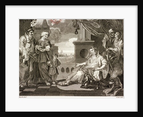 Moses brought to Pharaohs daughter by Thomas Cook