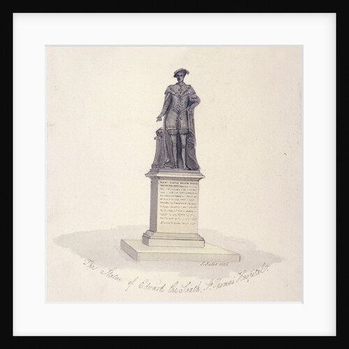 Statue of Edward VI in St Thomas's Hospital, Southwark, London by G Yates