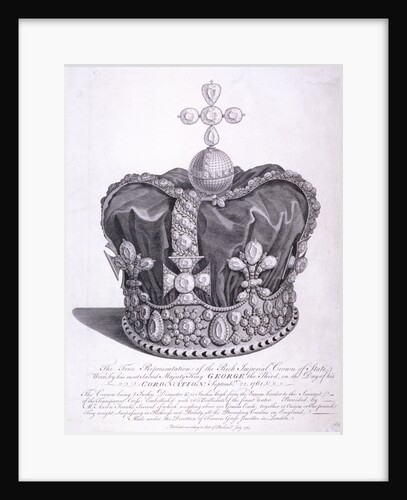 Imperial crown of state worn by King George III on his coronation by Anonymous
