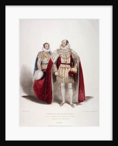 Frederick Augustus, Duke of York in the coronation dress and robes of estate by Samuel William Reynolds