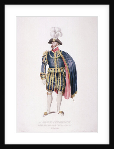 Gentleman in ceremonial costume by Edward Scriven