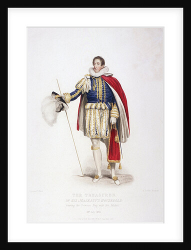 Treasurer in ceremonial costume by Edward Scriven