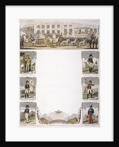 Procession of the Prince Regent by Anonymous