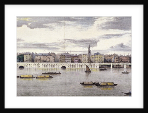 Proposed view of the River Thames, London by Thomas Mann Baynes