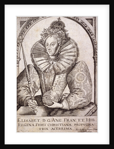 Queen Elizabeth I with sceptre and orb by Anonymous