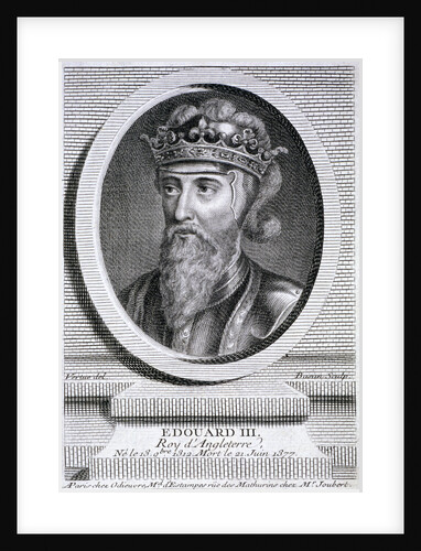 Edward III, King of England by Pierre François Basan