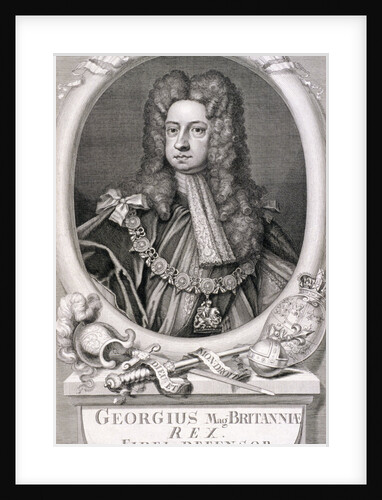 George I, King of Great Britain by George Vertue