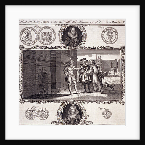 Scene of the discovery of the Gunpowder Plot, 1605 by Anonymous