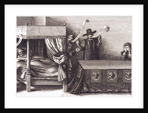 Allegory on the death of James I at Theobalds in Hertfordshire, 1625 by Anonymous