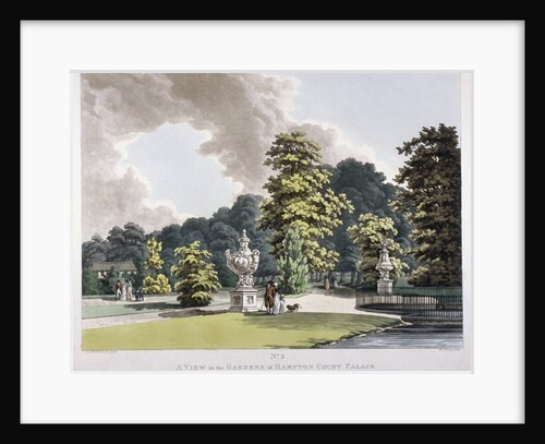 Gardens at Hampton Court Palace, Hampton, Middlesex by Heinrich Schutz