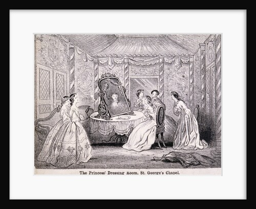 Princess Alexandra preparing for her wedding ceremony by Anonymous