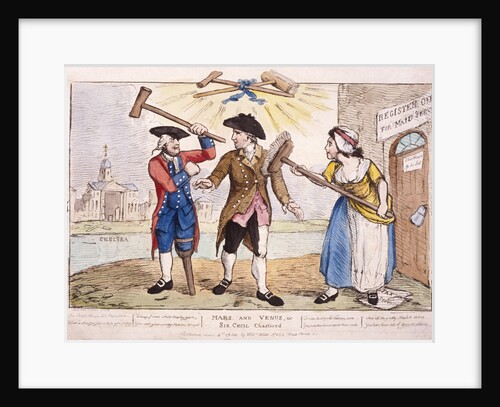 Mars and Venus, or Sir Cecil chastised by Samuel Collings