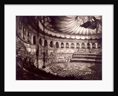 Interior view of the Royal Albert Hall, Kensington, London by Anonymous