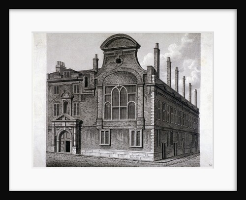 View of the north front of Sion College, London by William Wise