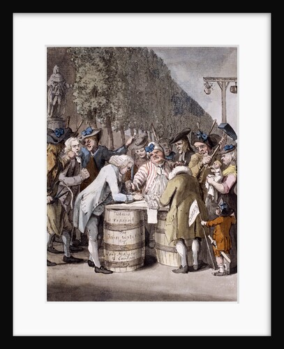 The Middlesex election by Samuel Hieronymus Grimm