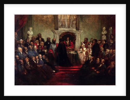 Presentation of the Freedom of the City to General Garibaldi, April 20 1864' by Sir John Gilbert