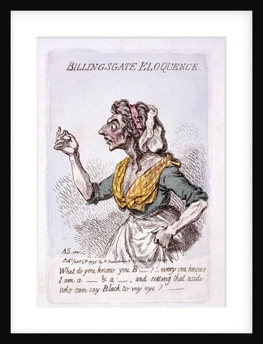 Billingsgate eloquence by James Gillray