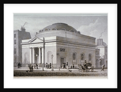 Albion Chapel, London by Thomas Hosmer Shepherd