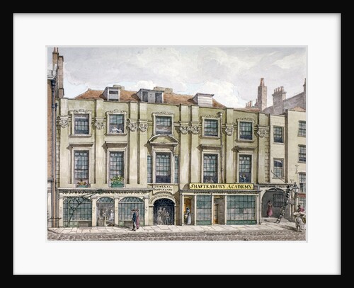 Shaftesbury House, Aldersgate Street, London by Robert Blemmell Schnebbelie