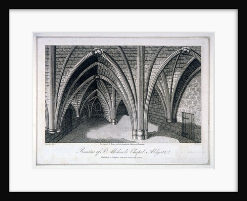 St Michael's Crypt, Aldgate, London by Samuel Owen