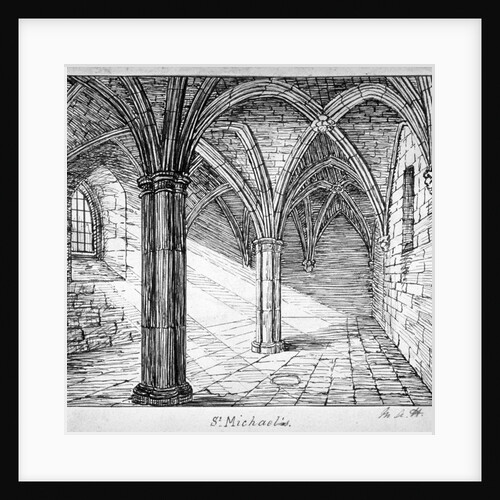 St Michael's Crypt, Aldgate, London by Mary Anne Hedger