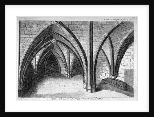 St Michael's Crypt, Aldgate, London by Anonymous