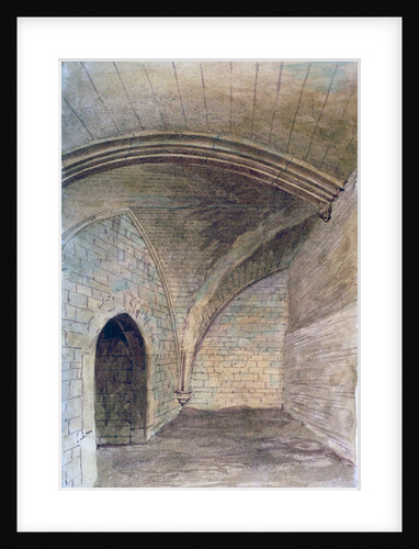 St Michael's Crypt, Aldgate, London by John Phillipps Emslie