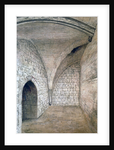 St Michael's Crypt, Aldgate, London by John Phillipps Emslie