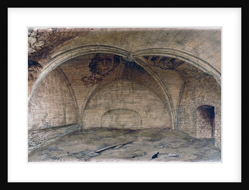 St Michael's Crypt, Aldgate, London by John Phillipps Emslie