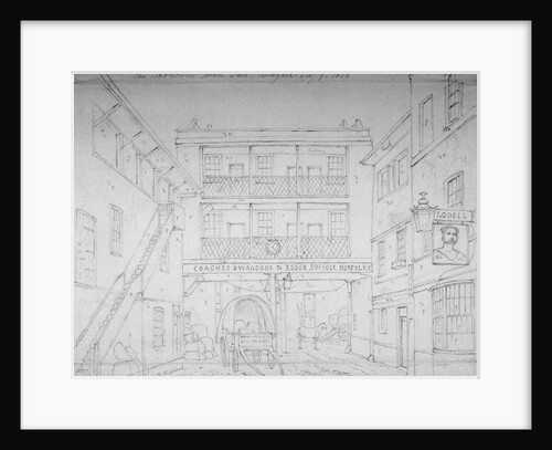 Saracen's Head Inn, Aldgate, London by Thomas Hosmer Shepherd