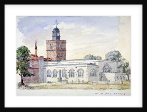 All Hallows-by-the-Tower Church, London by J Cooke