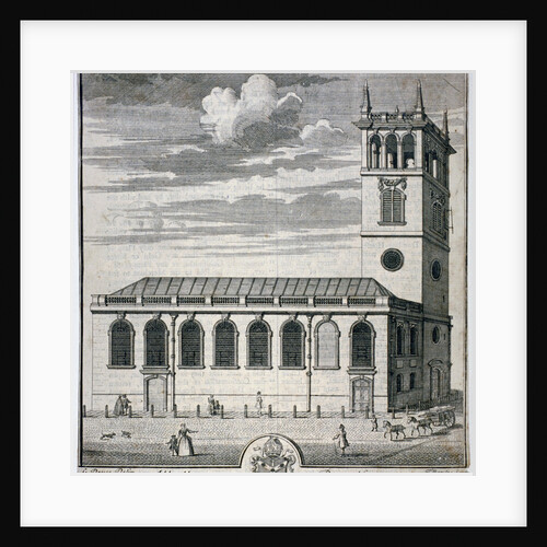 All Hallows Church, Bread Street, London by Thomas Bowles