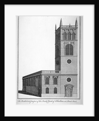 All Hallows Church, Bread Street, London by Benjamin Cole