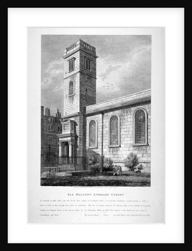 All Hallows Church, Lombard Street, London by William Wise
