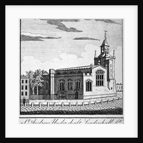 Church of St Andrew Undershaft, Leadenhall Street, London by Anonymous