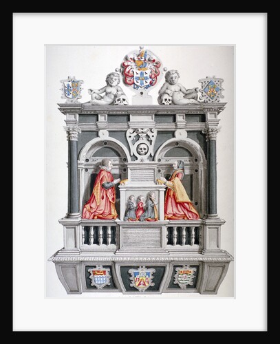 Monument in the Church of St Andrew Undershaft, Leadenhall Street, London, c1810 by Thomas Fisher