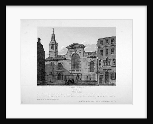 Exterior view of St Anne and St Agnes, City of London by Joseph Skelton