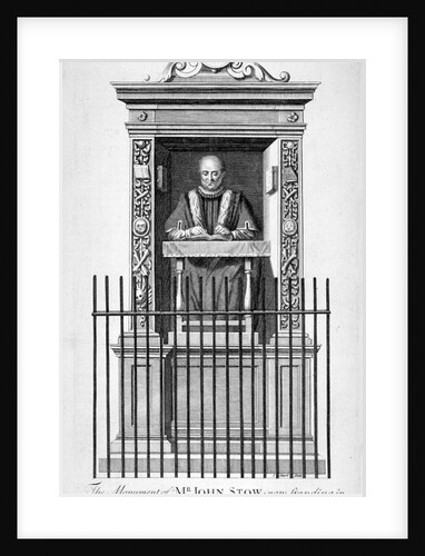 Monument to John Stow in St Andrew Undershaft, City of London by Anonymous