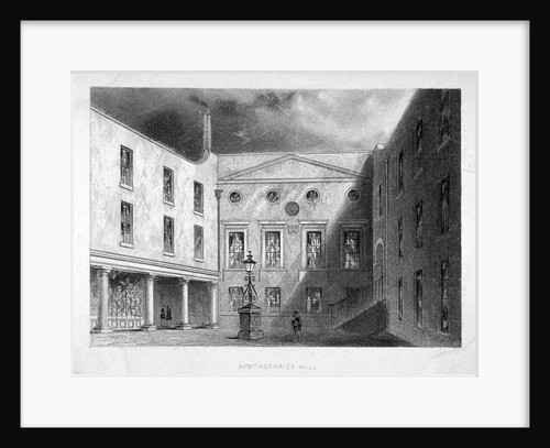 Interior Court of the  Apothecaries' Hall, City of London by Anonymous